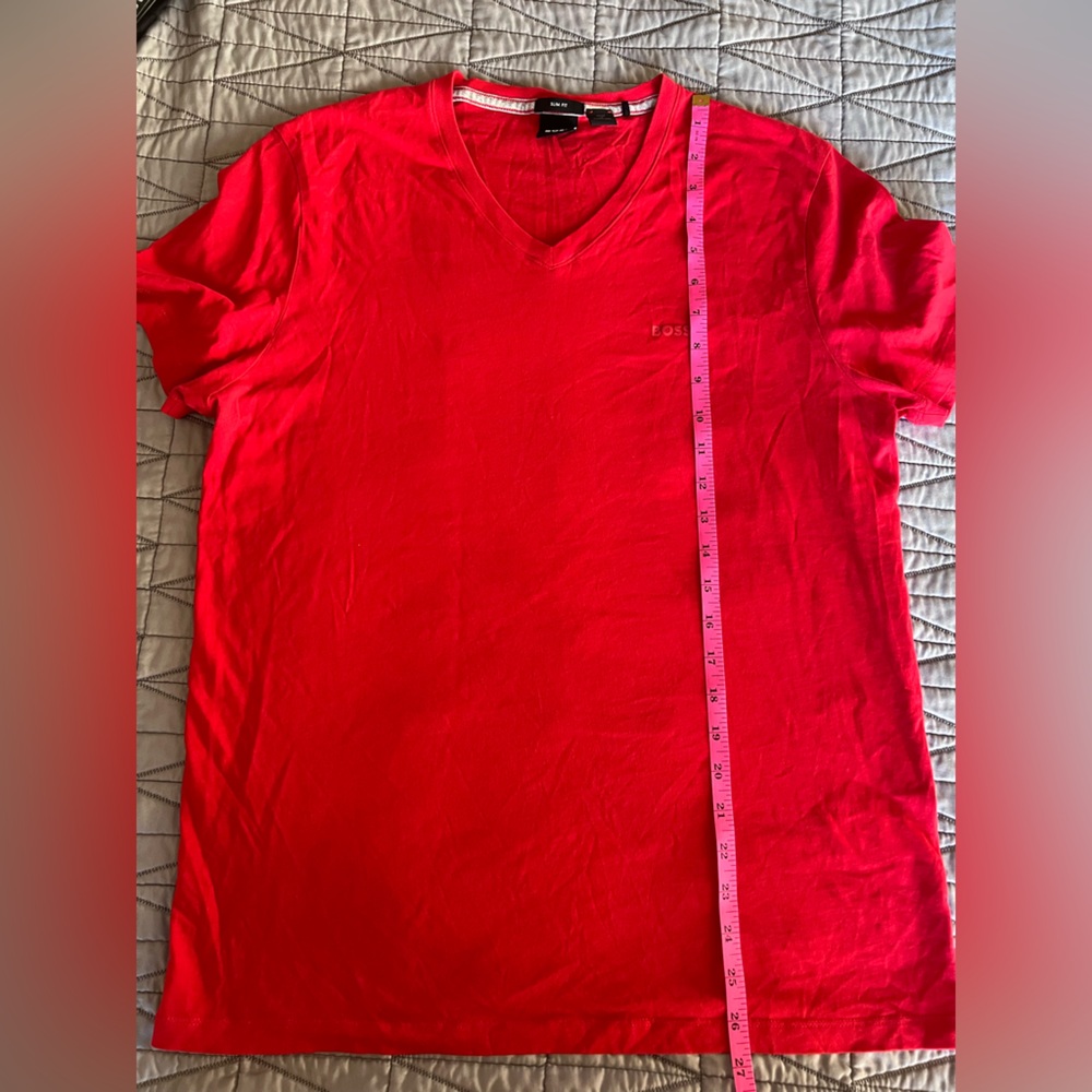 Boss Bright Red Short Sleeve Tee